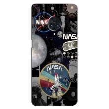 Силиконовый бампер с принтом "Наса" на Vivo Nex 3 – Art nasa