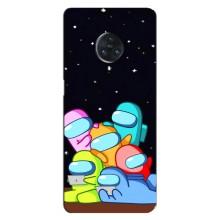 Чехол Амонг Ас для Vivo Nex 3 (AlphaPrint) (Скины в космосе)