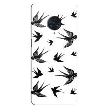 Чехол с птицами на Vivo Nex 3 (VPrint) (Ласточки)