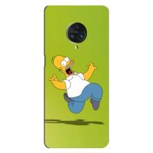 Чехол с Симпсонами для Vivo Nex 3 (VPrint) (Гомер Симпсон)