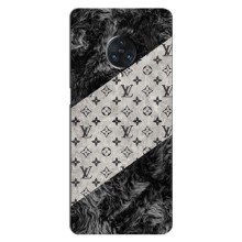 Чехол Стиль Louis Vuitton на Vivo Nex 3 – LV на белом