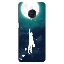 Чехол (ТПУ) с планетами на Vivo Nex 3 (To The moon)