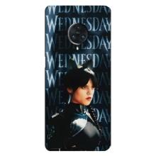 Чехлы Венсдей на Vivo Nex 3 Уэнсдей (AlphaPrint) (Уэнздей кошка)