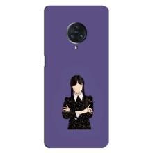 Чехлы Венсдей на Vivo Nex 3 Уэнсдей (AlphaPrint) (Уэнздей в черном)