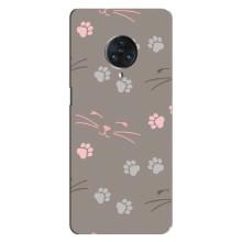 Чехол с рисунком кот на Vivo Nex 3 – Лапы и усы