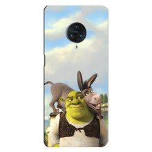 Чехол с мультфильмом Шрек на Vivo Nex 3 – Шрек и осел