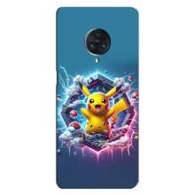 Чохол з Пікачу на Vivo Nex 3 – Лого Пікачу