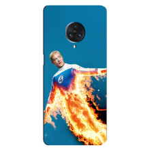 Чехол с принтом Фантастическая четверка для Vivo Nex 3 – Человек-Факел