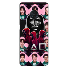 Чехол Гра в кальмара для Vivo Nex 3 – Персонажи игры кальмара