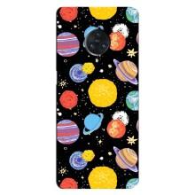 Космические Чехлы для Виво Некс 3 (VPrint) (Рисованные планеты)