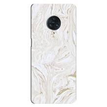 Мраморный чехол на Vivo Nex 3 (VPrint) (Белый мрамор)