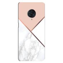 Мраморный чехол на Vivo Nex 3 (VPrint) (Тройной мрамор)