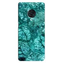 Мраморный чехол на Vivo Nex 3 (VPrint) (Зеленый мрамор)