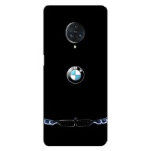 Силиконовый бампер с картинкой машины на Vivo Nex 3 (Черный BMW)