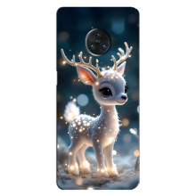 Яркий чехол для Vivo Nex 3 с Зимними Оленятами – Блистающий оленёнок
