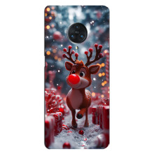 Яркий чехол для Vivo Nex 3 с Зимними Оленятами – Олень среди подарков