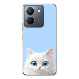 Чехол на тематику: Коты для Vivo S30 Pro Mini – Белый кот