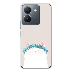 Чехол на тематику: Коты для Vivo S30 Pro Mini – Белый котик