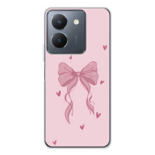 Чехол банты для Vivo S30 Pro Mini – Бант на розовом