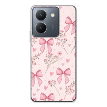 Чехол банты для Vivo S30 Pro Mini – Банты с цветами