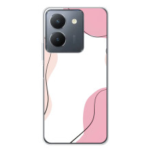 Чохол квітковий дизайн для Vivo S30 Pro Mini – Рожевий фон