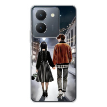 Чехол с дизайном Венздей 2 на Vivo S30 Pro Mini – Уэнсдей и Тайлер