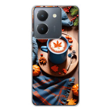 Чохол з унікальним дизайном 'Осінь з кавою' для Vivo S30 Pro Mini – Кава і гарбузики