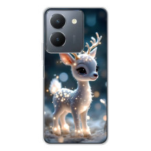 Яркий чехол для Vivo S30 Pro Mini с Зимними Оленятами – Блистающий оленёнок