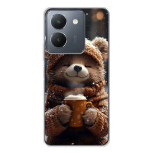 Друкований чохол 'Звірята з кавою' для Vivo S30 Pro Mini – Мішка з кавою