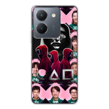 Чохол Гра в кальмара для Vivo S30 – Персонажі гри кальмара