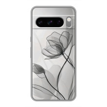 Чохол з квітковим принтом на 

ВіВО S50 Pro міні 
 – Чорні квіти