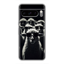 Чохол з принтом стильні тварини для 

ВіВО S50 Pro міні 
 – Овечка в окулярах