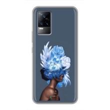 Чехлы (ART) Цветы на Vivo S9 (VPrint) (Цветы на голове)