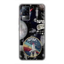 Силиконовый бампер с принтом "Наса" на Vivo S9 (Art nasa)