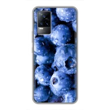 Чехол с изображением  вкусной еды для Vivo S9 (Голубика)