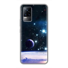 Чехол (ТПУ) с планетами на Vivo S9 (Космический вид)