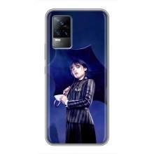 Чохли Венсдей на Vivo S9 Уенсдей (AlphaPrint) (Венздей з парасолькою)