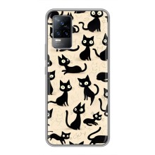 Чехол с рисунком кот на Vivo S9