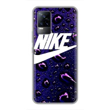 Чохол з логтипом Найк на Vivo S9 (Найк на фіолетовому)