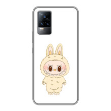 Чехол с принтом Лабубу для Vivo S9 – Бежевый Лабубу