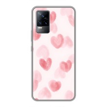Чехол с розовым рисунком для Vivo S9