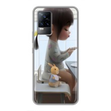 Дівчачий Чохол для Vivo S9 (ДІвчина з іграшкою)