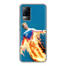 Чехол с принтом Фантастическая четверка для Vivo S9 – Человек-Факел