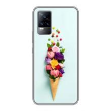 Чохли з тематикою "КВІТИ" на Vivo S9 (Квітка-морозиво)