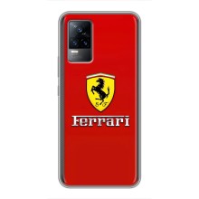 Силіконовий бампер з картинкою машини на Vivo S9 (Ferrari Logo)