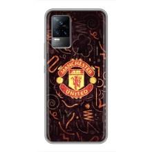 Чехол Манчестер Юнайтед для Виво С9е (AlphaPrint) (эмблема МЮ)