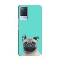 Бампер для Vivo S9e с картинкой "Песики" – Собака Мопс