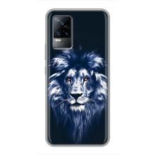 Чехол со Львом для Vivo S9e (VPrint) (Синий Лев)