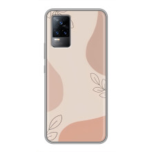 Чохол квітковий дизайн для Vivo S9e – Кориневий фон