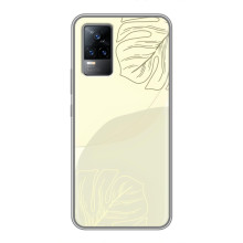 Чохол квітковий дизайн для Vivo S9e – Зелений фон